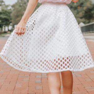 White Skirt | Banana Republic